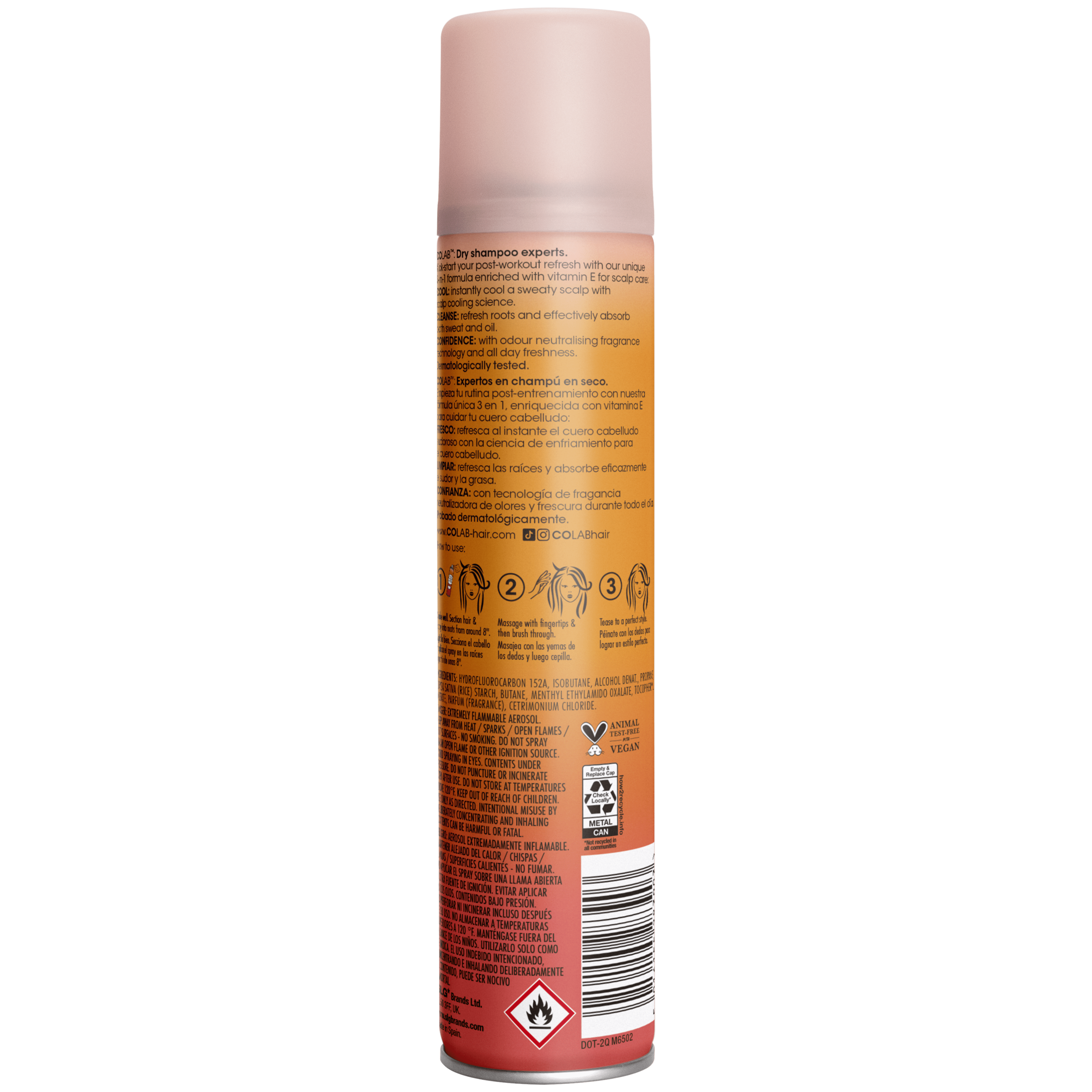 COLAB Workout Formula Dry Shampoo, 4.1 oz