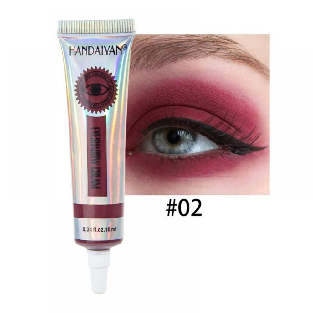 Wine Red Color Matte Colorful Eyeshadow Long Lasting Eye Shadow Cream