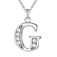 thumbnail image 3 of 26 Letters Necklace Diamond Fashion Accessories Gifts For Lovers Girlfriend, 3 of 9