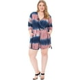 thumbnail image 6 of Tie Dye Wrap Plussize Romper 1XL, 6 of 8