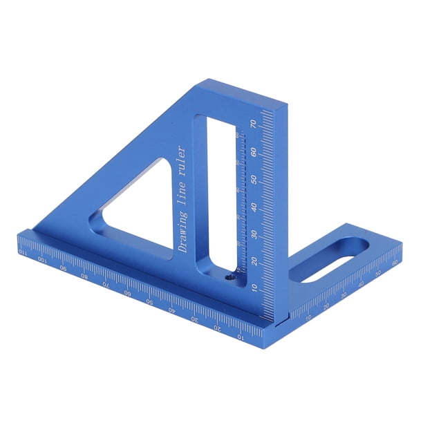 Regla Triangular De Inglete, Regla De Medición De Múltiples ángulos 3D, Peso Ligero Preciso Para Carpinteros Para Piezas De Trabajo