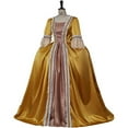 thumbnail image 2 of Regency Period Clothing Elegant Gold Ball Gown, 2 of 8