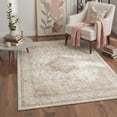 thumbnail image 3 of KUETH 8'X10' Vintage Area Rugs Machine Washable Rugs for Living Room, Non Slip Flat Pile Rug with Rubber Backing, Boho Rug for Entryway Bedroom Dining Room Home Office, 3 of 3