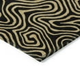 thumbnail image 5 of HomeRoots 599788 9 x 12 ft. Black & Beige Abstract Washable Indoor & Outdoor Rectangle Area Rug, 5 of 5