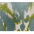 thumbnail image 3 of Plutus Velvet Pine Cliff Blue Citrine and Cream  Pillow 20"L x20"W, 3 of 3