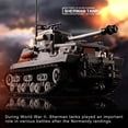 thumbnail image 3 of Kit de construcción para tanques del ejército de la Segunda Guerra Mundial, German Tiger y American M4, 3 of 8