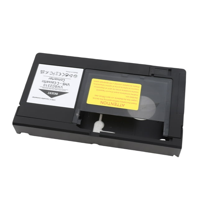 Camcorder Tape Adapter, Cassette Converter Wide Compatibility Battery Powered ABS for VHSC Tapes