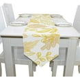 thumbnail image 4 of SKYSONIC Rectangle Bright Leaves in Fall Colors Printed Table Runner 13x90in for Wedding Birthday Holiday, 4 of 5