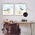 thumbnail image 4 of Stupell Industries Seagull & Sandpiper Birds Animals & Insects Painting White Framed Art Print Wall Art, 24 x 24, 4 of 10