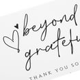 thumbnail image 6 of MLINS  100 Pcs Thank You Card Gift Beyond Grateful Cards Wedding Multipack, 6 of 8