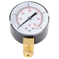 thumbnail image 3 of Mini Pressure Gauge 0-60psi / 0-4bar NPT Dial Instrument Double Scale Portable, Super Mini Size, Suitable for Air, Water, Oil, 3 of 7