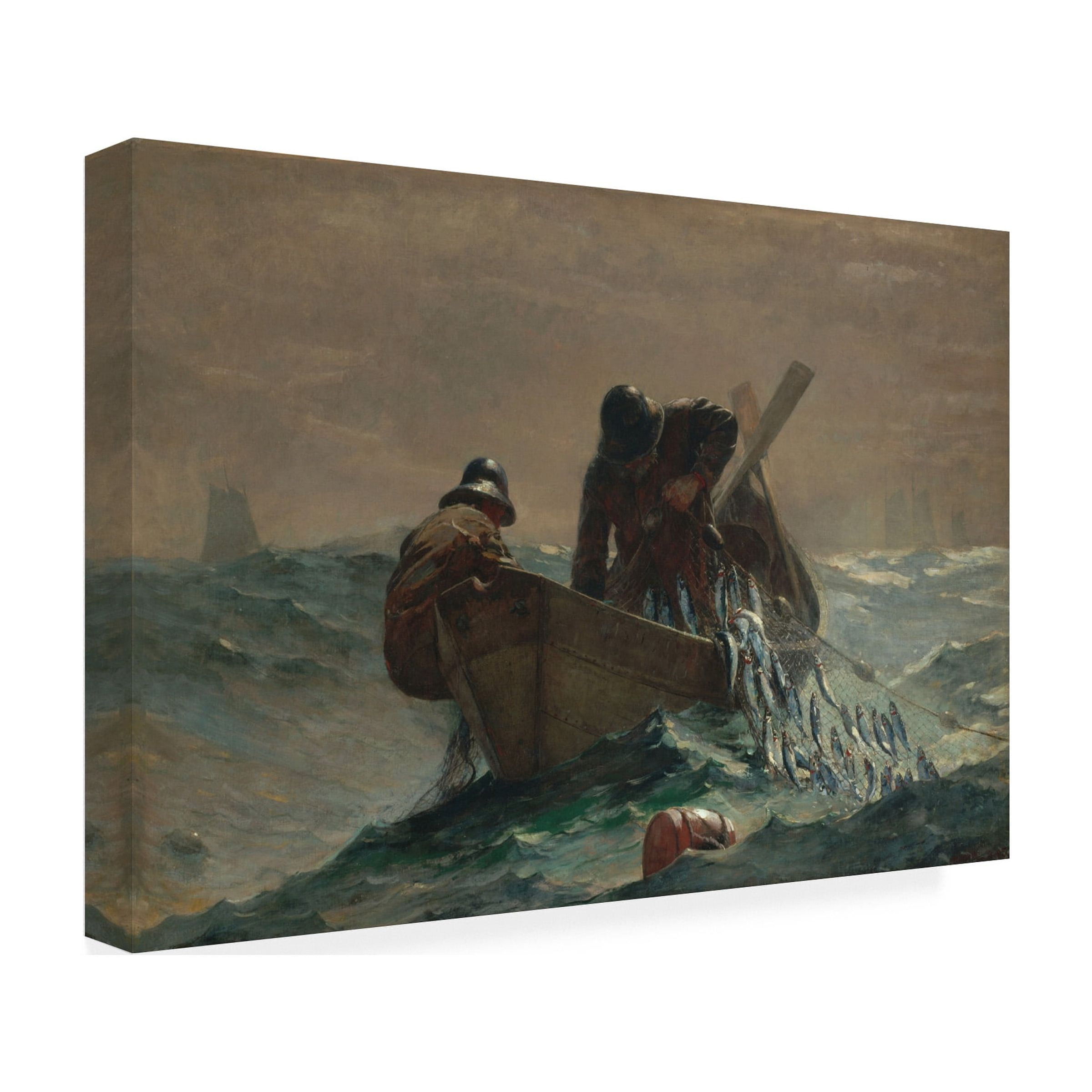 Homer 'The Herring Net' Canvas Art