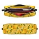 thumbnail image 2 of Easygdp Yellow Limes para Estuche de Lápices de Cuero, Estuche de Papelería de Cuero, Estuche de Gran Capacidad con Cremallera, 2 of 7