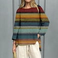 thumbnail image 2 of MEICHEN Women Long Sleeve Crew Neck Tee Tops Trendy Casual Blouses Spring Clothes Pullover Shirts, 2 of 5