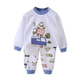 thumbnail image 5 of Baby Boys Girls's and Toddler Long Sleeve Top and Pants Snug Fit Cotton 2 Piece Pajama Set Long Sleeve Loungewear Homewear,6-12 Months, 5 of 5