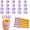Purple, variant on 30 pcs Numbered Pencil Toppers, Pencil Tracking Markers, Reusable Classroom Pencil Labels, For Classroom Organization and Supply Tracking Station.