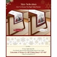 thumbnail image 2 of Xmas Tree Christmas Table Runner - 13x72 Buffalo Plaid Christmas Tree Table Runner with Snowflake Merry Xmas Decor, Vintage Farmhouse Rustic Winter Decoration for Home Kitchen Dinner Party, 2 of 5