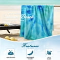 thumbnail image 2 of Beartech 4 Pieces Beach Towel Set,40x70 inches Tie-Dye Beach Towels Soft Camping Travel Towels, Lightweight Quick Dry Pool Towels for Beach Shower Towels Swim Towels Absorbent for Adults, 2 of 9