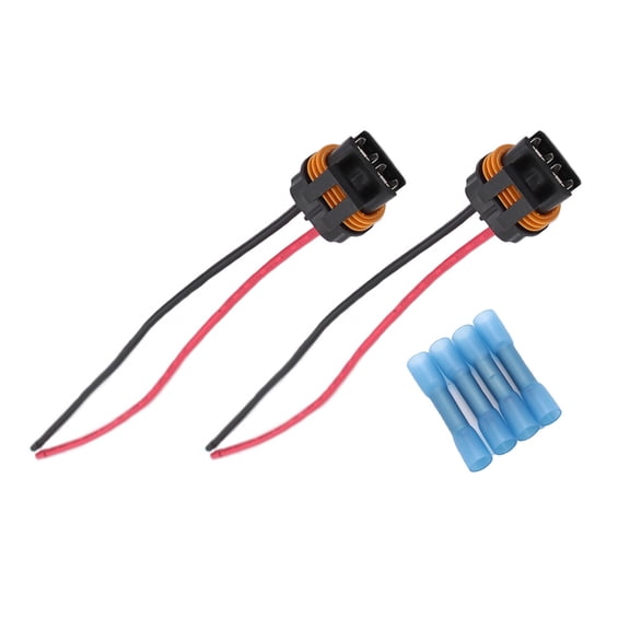 2Pcs Fan Cooling Connector Plug Harness Kit for Pontiac Chevrolet Buick Ford