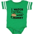 thumbnail image 3 of Inktastic I Watch Football with My Mommy Boys Baby Bodysuit, 3 of 5