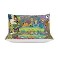Scoobynatural Scooby 3Piece Bedding Set 86"x70" Bed Sheets Duvet Cover