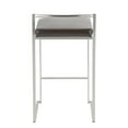 thumbnail image 4 of LumiSource Fuji Stacker 26" Fixed-Height Counter Stool - Set of 3, 4 of 7