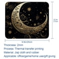 thumbnail image 5 of Crescent Sign Square 8.3x9.8 Inch Non-Slip Rubber Bottom Printed Mousepad Desk Mat Gaming Mousepad for Office and Gaming, 5 of 6