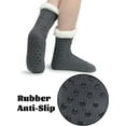 thumbnail image 5 of LZLINGMEI Slipper Socks for Women with Gripper  Winter Non Slip Thick Fuzzy Socks Warm Cozy Christmas Gift, 5 of 12