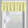 thumbnail image 2 of Ambesonne Abstract Valance Pack of 2, Traditional Classic Folk, 42"X18", Yellow White, 2 of 5