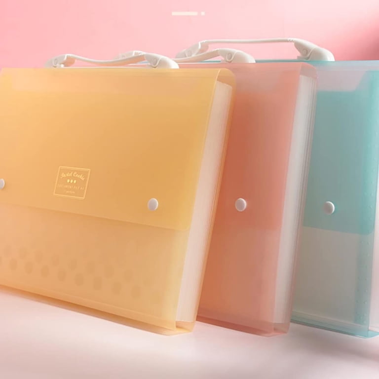 Poly Filing 12 Pack A4 Plastic Wallets, A4 Folders Wallets Plastic ...