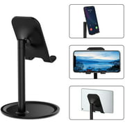 Cell Phone Stand for Desk - TIQUS Phone Holder Stand for Desktop Adjustable Angle Compatible for Smart Phone, Android
