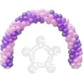 thumbnail image 3 of ECOMAID 60Pcs Balloon Clips for Balloon Arch Bracket Buckle, Balloon Arch, Flower Shape Balloon Clips Holders for Wedding Event Birthday Party, 3 of 7