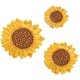thumbnail image 1 of 3 parches bordados de girasol ER parches para coser, 1 of 4