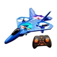 thumbnail image 2 of Avión RC ligero para principiantes, regalo de cumpleaños para niños, juguete volador al aire libre Azul, 2 of 9