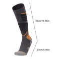 thumbnail image 4 of Calcetines Térmicos Esquí Invierno Medias Tubo Senderismo para Hombres (Gris Oscuro XL), 4 of 4