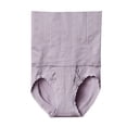 thumbnail image 3 of Swuxness Women's Postpartum Repair Brief, Women Panties, Women's Solid Color High Waisted Belly Control Butt Lifting Postpartum Tummy Toning Power Shaper Briefs Purple, L, 3 of 5