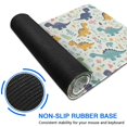 thumbnail image 6 of Long Mouse Pads for Desk,LightColor Dinosaurs Floral Pattern Desk Mats on Top Of Desks, Desk Mouse Pad Extra Large with 3mm Non-Slip Base and Stitched Edge for Gaming,Office,Work,Home 35.4"x15.7", 6 of 6