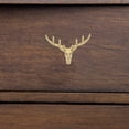 thumbnail image 2 of Golden Brass Deer Face Main Door Pull Handle, Size: 14inch, Nickel At 2 of 13