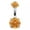 champagne, variant on Dangle Belly Button Ring for Women Girls Crystal Navel Barbell Piercing Ring~ --blue