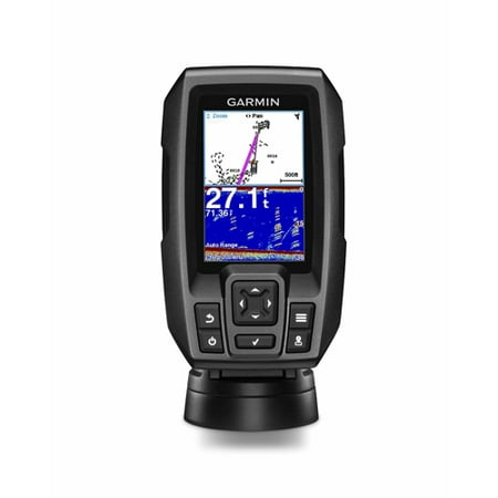 Refurbished Garmin Striker 4 CHIRP fishfinder w/ Transducer - AutoGain technology and high-sensitivity