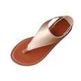 thumbnail image 2 of DIVVce Leather T Strap Slingback Sandals For Women Open Toe Comfortable Non Slip Casual Footwear, 2 of 8