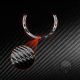 thumbnail image 2 of Calcomanía de botón embellecedora de llave de encendido de arranque y parada de motor de coche para Toyota Hilux, 2 of 5