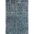 thumbnail image 1 of Bashian S217-MAR-4X6-VW219 Bashian Norwalk Collection Geometric Contemporary Wool & Viscose Hand Tufted Area Rug, Marine - 3 ft. 6 in. x 5 ft. 6 in., 1 of 1