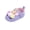 Purple, variant on Aunavey Baby Girl Shoes Soft Sole Walking Shoes Infant Prewalker Flower Mary Jane Flats Crib Shoes Princess Wedding Dress Shoes for Toddler Girls