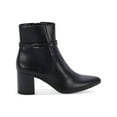thumbnail image 2 of Aqua College Womens Tatum Leather Pointed Toe Booties, 2 of 3
