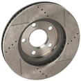 thumbnail image 5 of New Vented Brake Disc Compatible With Buick Cadillac Chevrolet LeSabre Custom 6 Cyl 3.8L Impala SS 6 Cyl 3.8L Camaro Z28 SS 8 5.7L 1997-2005 By 19902 55034 56641 65935 101703, 5 of 8