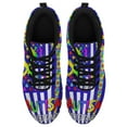 thumbnail image 2 of Autism Acceptance Running Shoes Sneakers Mesh Black Size 10.5, 2 of 5