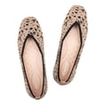 thumbnail image 1 of Zapatos planos informales Frank Mully para mujer, punta cuadrada, negros, talla 6.5, 1 of 7