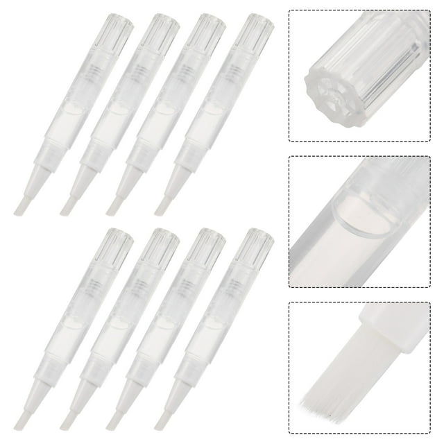 BRIGHTFUFU 10Pcs White Hair Clipper Oil Lubricating Oil for Scissors and Clippers Extended Tool Lifespan