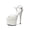 White, variant on Women's 7-Inch Platform Heels, Stiletto Ankle-Strap Sexy Pole Dancing Exotic High Heel Shoes for Party & Club, Black 7